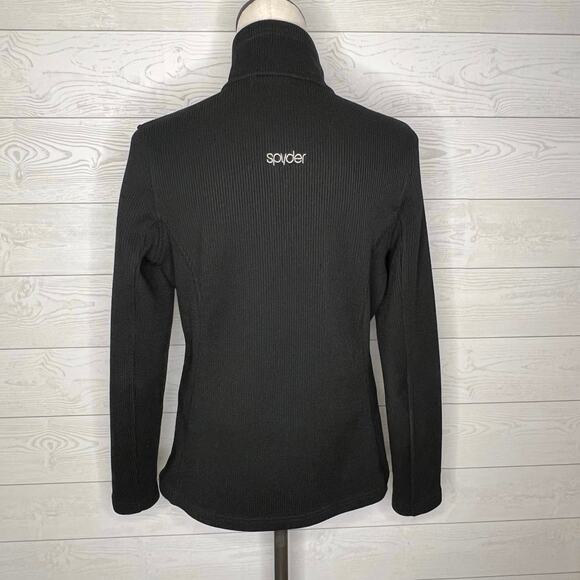 Womens’ Spyder black endure core full zip midweight sweater Size Large - Picture 4 of 7